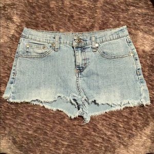 Denim Short Shorts